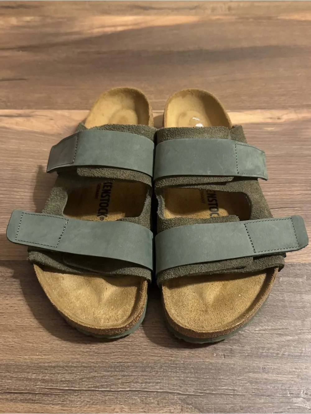 Birkenstock Uji Digital Green EU43 US10 Men's Regular Fit Sandals